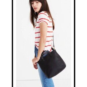 MADEWELL black mid size cross body handbag